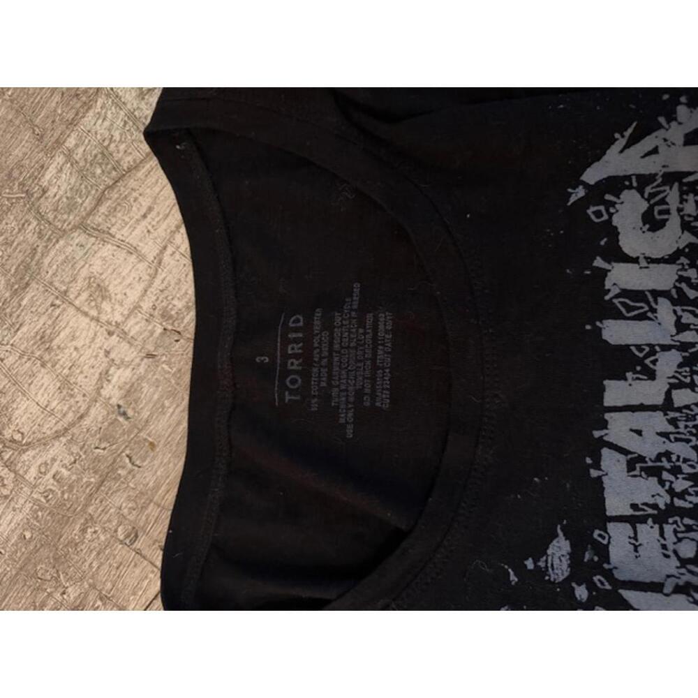 Metallica Graphic Tee Torrid Size 3 Rock Band Shirt - Picture 3 of 3